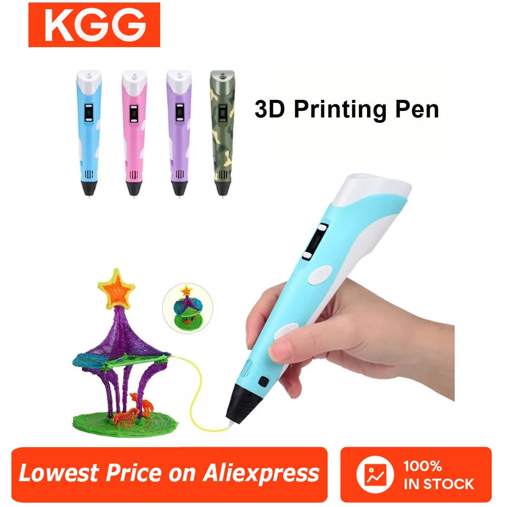 3D Pen - 3D Drawing & Printing Pen with LCD Screen