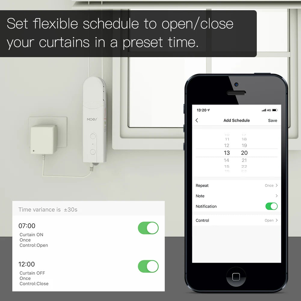 ZigBee Motorized Roller Blinds Drive
