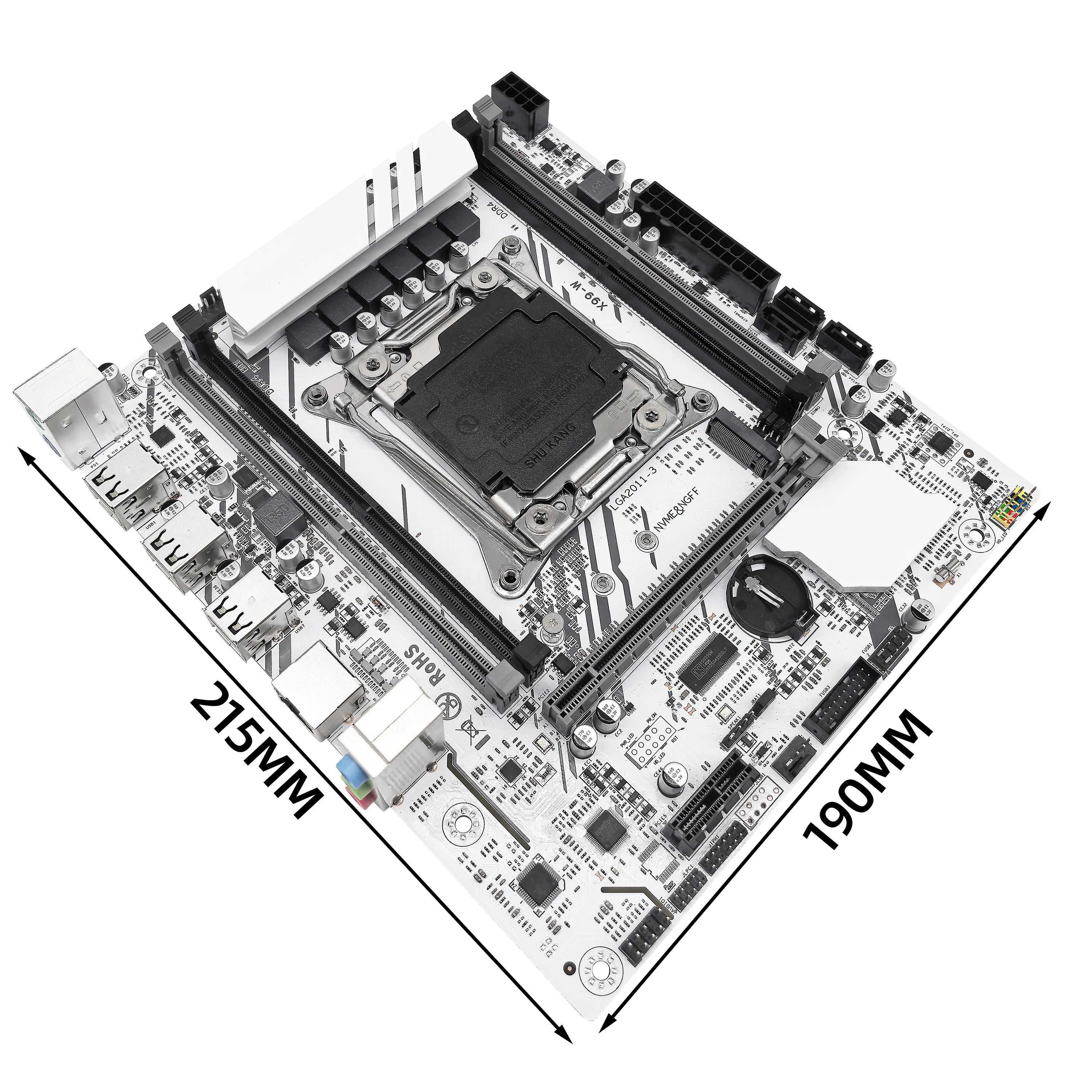 ZSUS X99-W Motherboard Kit – Xeon E5-2680V4 + 16GB DDR4 + M.2 NVMe Support