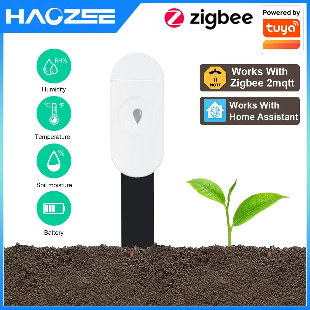 Tuya ZigBee Soil Moisture & Temperature Sensor