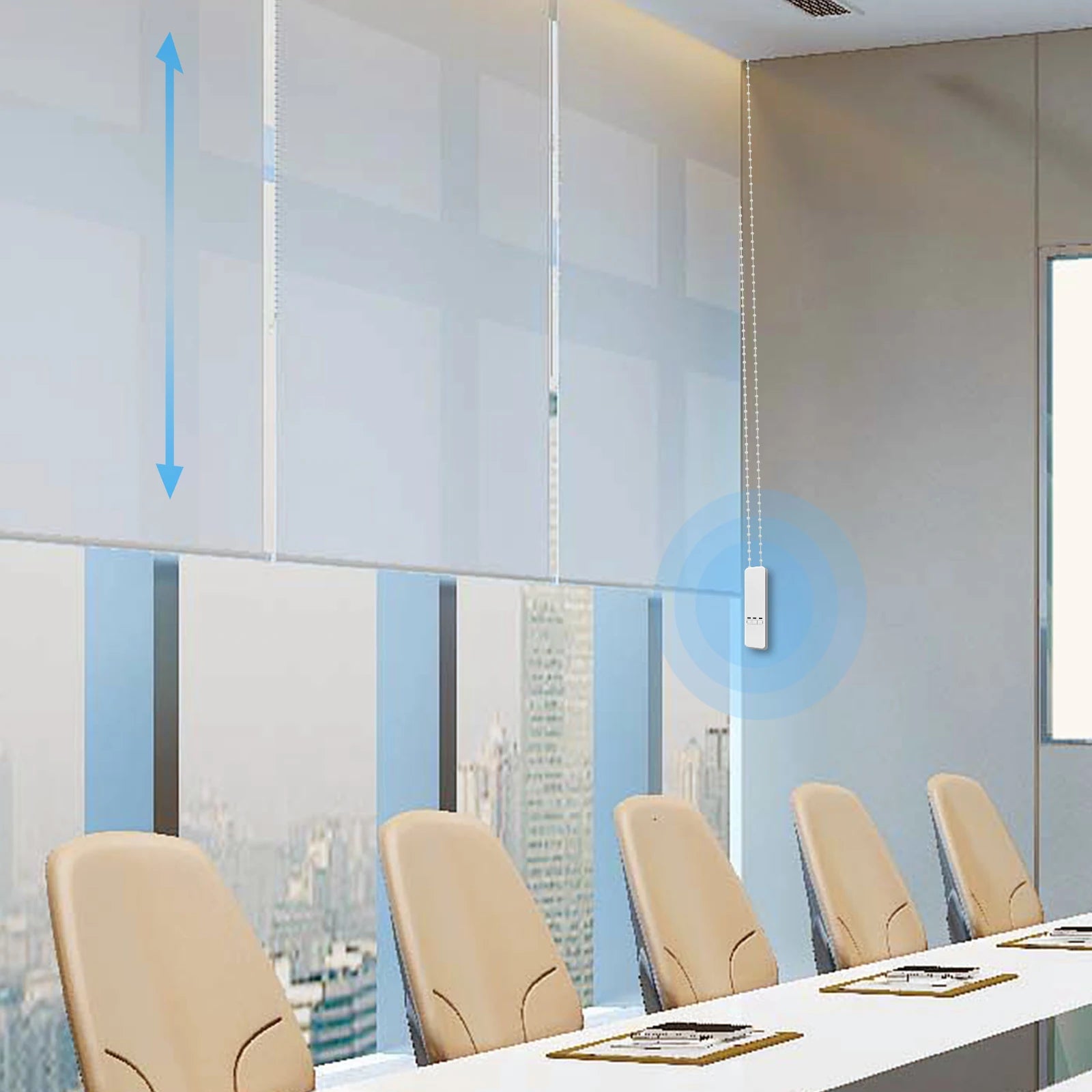 MOES Tuya WiFi Smart Motor – Electric Chain Roller Blinds with RF Remote