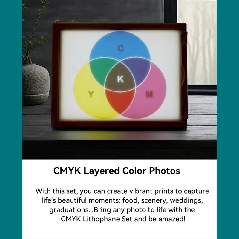 Bambu Lab Lithophane LED Panel CMYK Backlight Board
