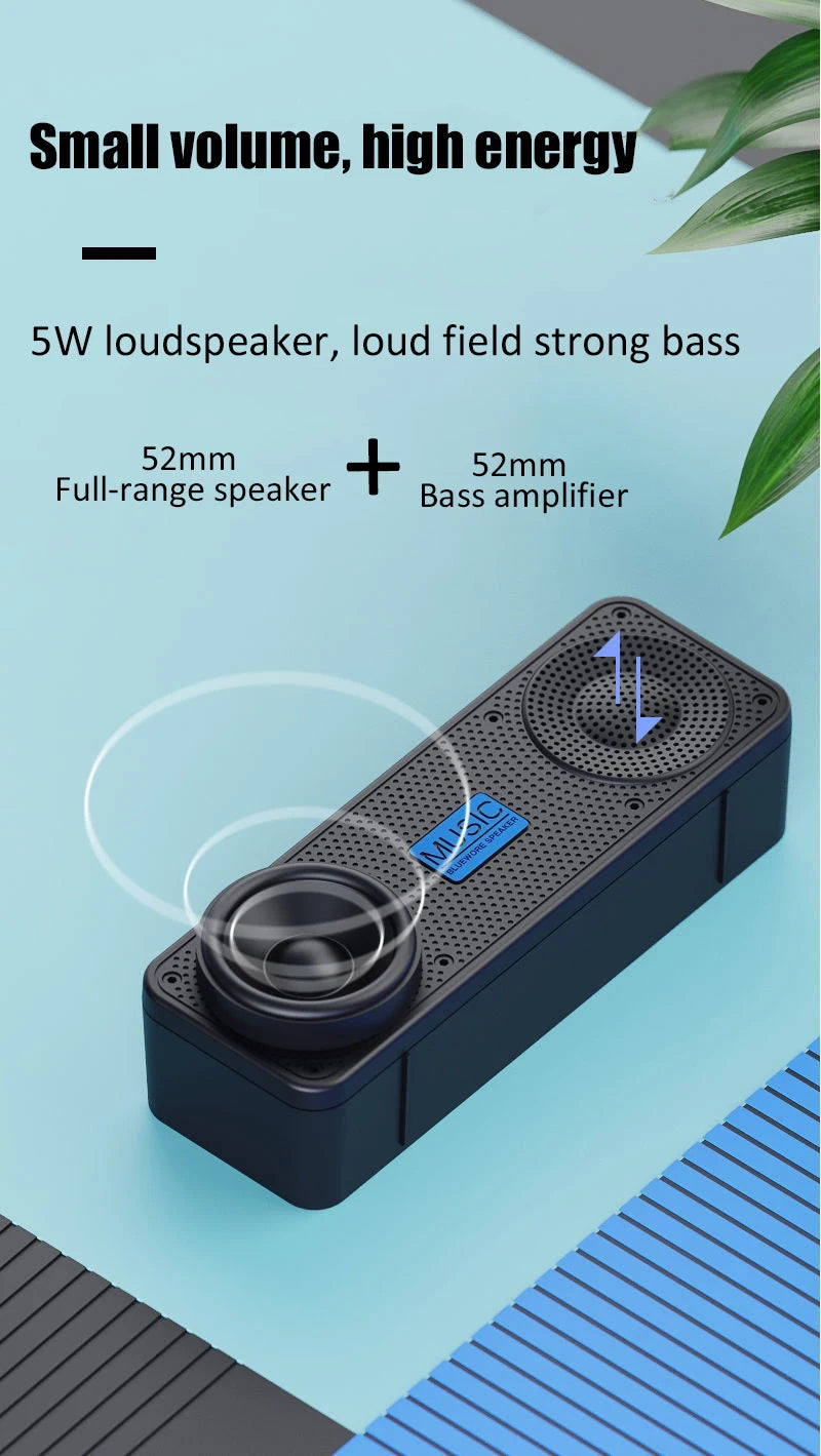 S18 Wireless Bluetooth Smart Speaker – Portable Outdoor Subwoofer & Radio