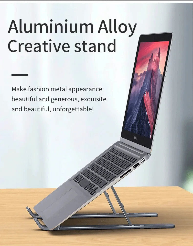 Foldable Aluminum Laptop Stand
