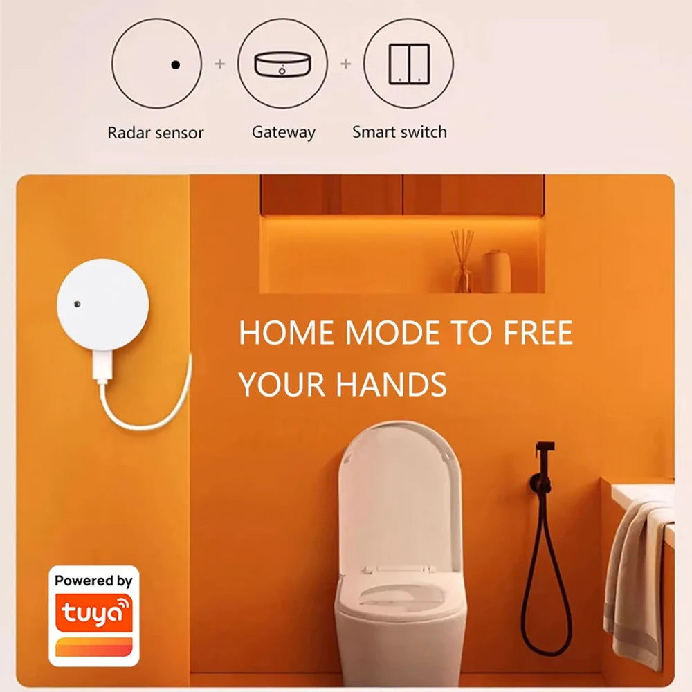 ZigBee WiFi mmWave Motion Sensor – Tuya Smart Human Presence Detector
