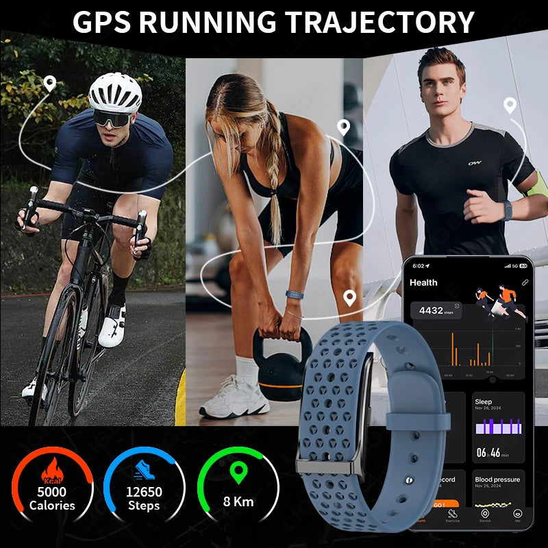 Fitness Tracker Smart Bracelet – Heart Rate & Call Reminder Watch