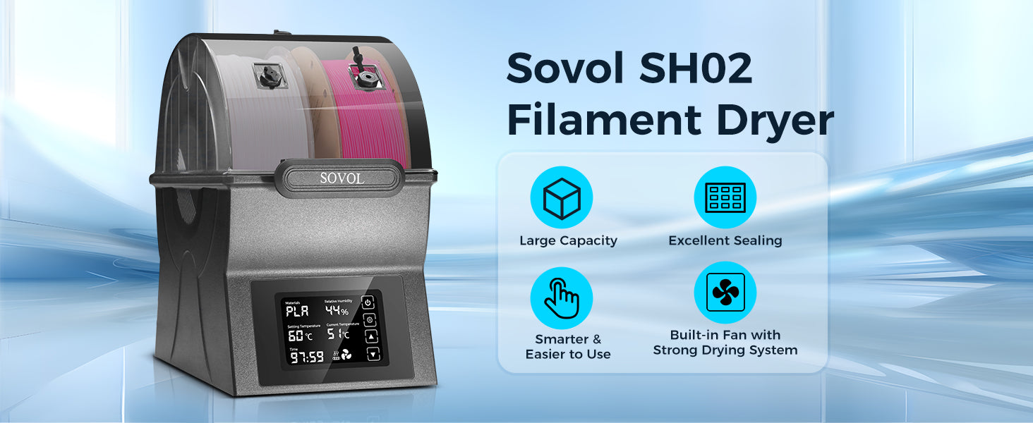 Sovol SH02 Filament Dryer & Storage Box with Heater
