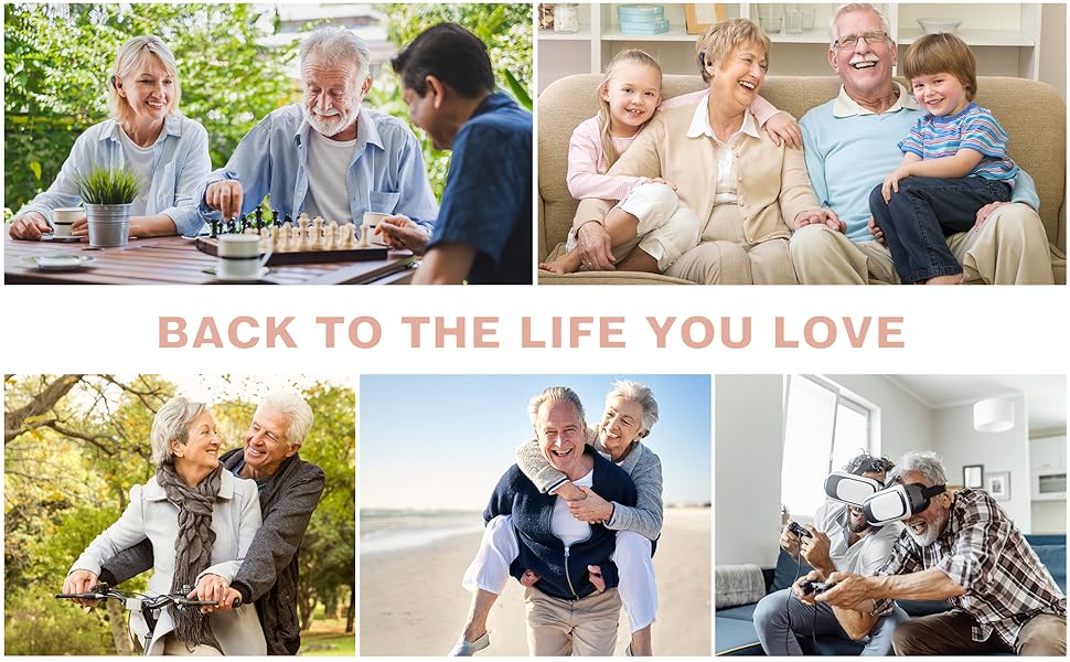Rechargeable Mini Hearing Aids – 2pcs Sound Amplifiers for Seniors
